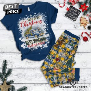 This Is My Christmas West Virginia Mountaineers Pajamas Set