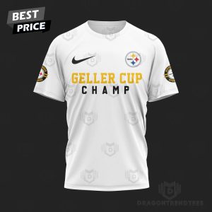 Pittsburgh Steelers Geller Cup Champ 1996 Like The Turkey, Ross Is Done 3D T-Shirt – White