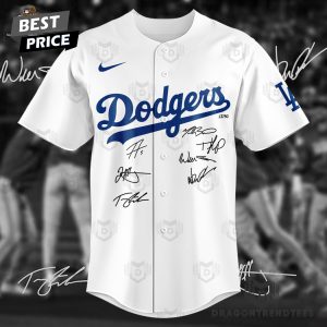 Los Angeles Dodgers Autographed Fanatics 2024 World Series Champions Baseball Jersey