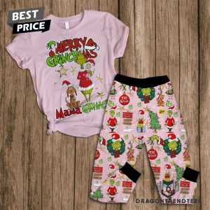 Merry Grinchmas Mama Grinch Pajamas Set