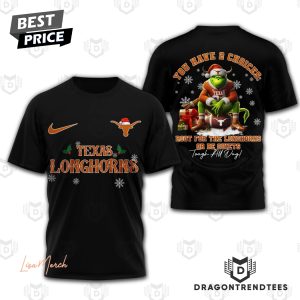 Texas Longhorns – You Have 2 Choices Root For The Longhorns Or Be Quiets 3D T-Shirt – Black