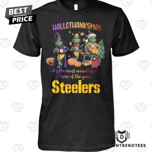 Hallothanksmas It The Most Wonderful Time Of The Year – Pittsburgh Steelers Unisex T-Shirt