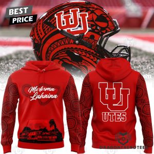 Malama Lahaina Utah Utes Football Hoodie – Red