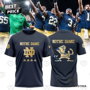 Personalized Notre Dame Fighting Irish 2024 Shamrock Series 3D T-Shirt