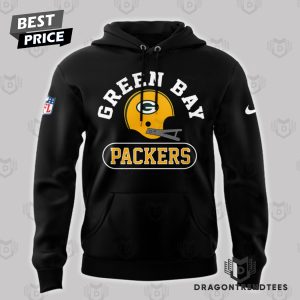 2025 Green Bay Packers Logo Hoodie – Black