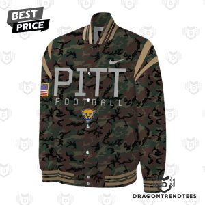 2024 Military Appreciation Pittsburgh Panthers Football Baseball Jacket