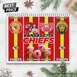 Kansas City Chiefs 2025 Daily Sports Calendar