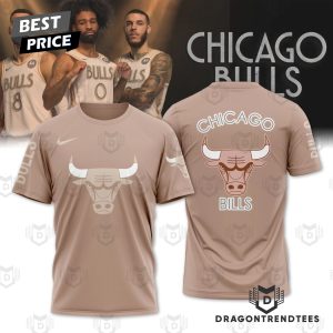 2024-25 Chicago Bulls Logo 3D T-Shirt