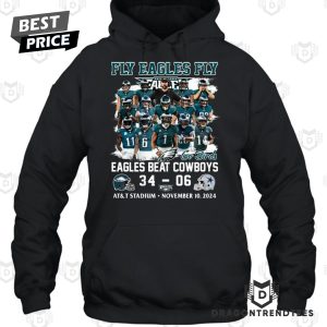 Philadelphia Eagles Fly Eagles Fly – Eagles Beat Cowboys Go Birds Unisex T-Shirt