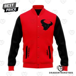 Houston Texans Battle Red Baseball Jacket