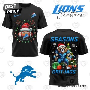 Detroit Lions Seasons Grit-Ings 3D T-Shirt