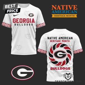 Georgia Bulldogs Native American Heritage Month 3D T-Shirt