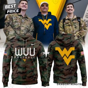 2024 Military Appreciation West Virginia Mountaineers Football Hoodie