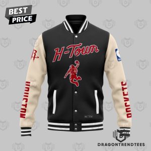 Houston Rockets Basketball H-Town Baseball Jacket