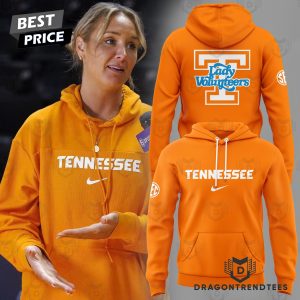 Lady Tennessee Volunteers Basketball Design Hoodie – Orange