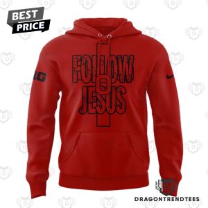 Ohio State Buckeyes Follow Jesus Red Hoodie