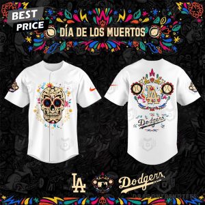 2024 Los Angeles Dodgers Dia De Los Muertos Baseball Jersey