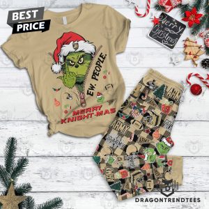 Army Black Knights – Ew People Merry Knight-mas Pajamas Set