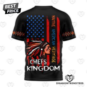 Kansas City Chiefs Native American Heritage – Chiefs KingDom 3D T-Shirt