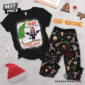 Ozzy Osbourne Bless Us All Every One Signature Pajamas Set