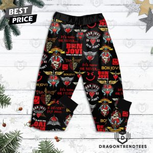 Bon Jovi Rockin Around The Christmas Tree Signature Pajamas Set