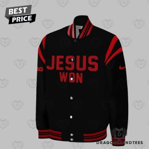 Jesus Won Ohio State Buckeyes Baseball Jacket