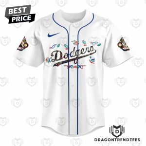 Los Angeles Dodgers Dia De Los Muertos Baseball Jersey