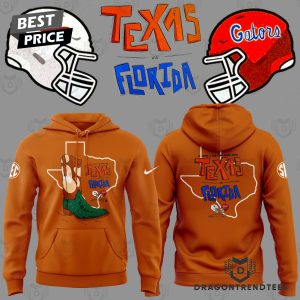 Texas Longhorns x Florida Gators Design Hoodie – Orange