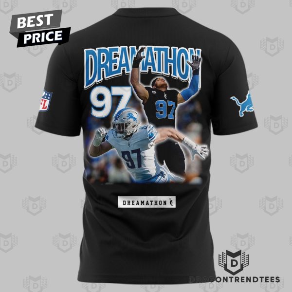 Aidan Hutchinson Dramathon Detroit Lions 2024 3D T-Shirt