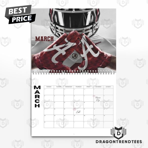 Alabama Crimson Tide 2025 Happy New Year Calendar