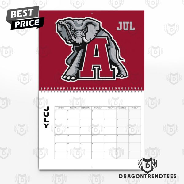 Alabama Crimson Tide 2025 Happy New Year Calendar