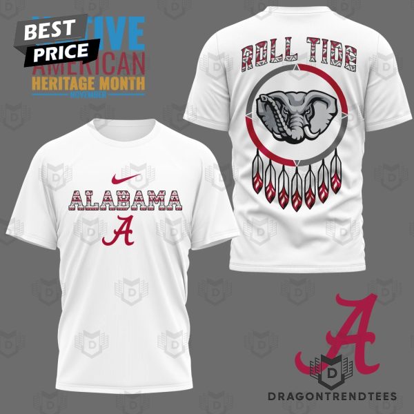 Alabama Crimson Tide Native American Heritage Month Roll Tide 3D T-Shirt