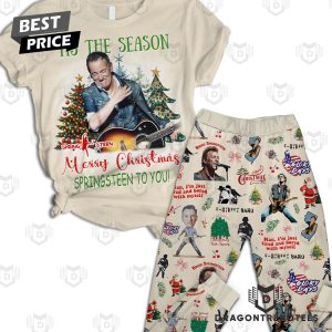 Tis The Season Merry Christmas Bruce Springsteen To You Pajamas Set