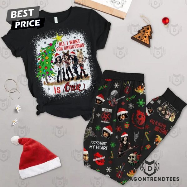 All I Want For Christmas Is Motley Crue Pajamas Set