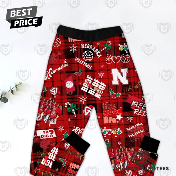 All I Want For Christmas Is Nebraska Cornhuskers Pajamas Set