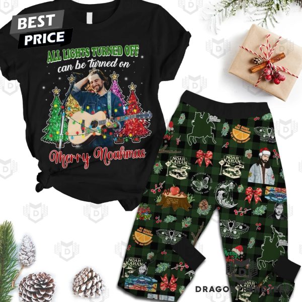 All Lights Turned Off Can Be Turned On Merry Noahmas – Noah Kahan Pajamas Set