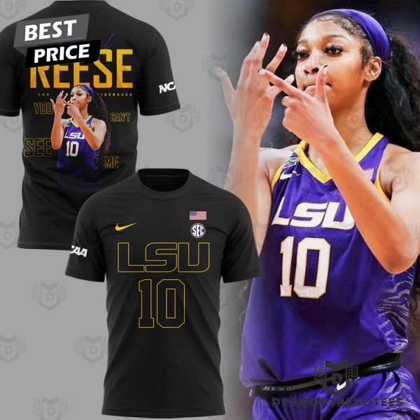 Angel Reese 10 LSU Tigers Women Basketball 3D T-Shirt