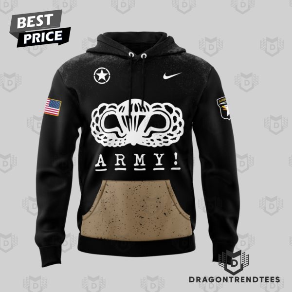 Army Black Knights Football 2024 Logo Hoodie – Black