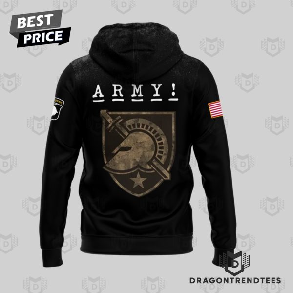 Army Black Knights Football 2024 Logo Hoodie – Black