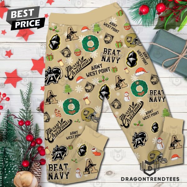 Army Black Knights – Merry Christmas Go Army Pajamas Set