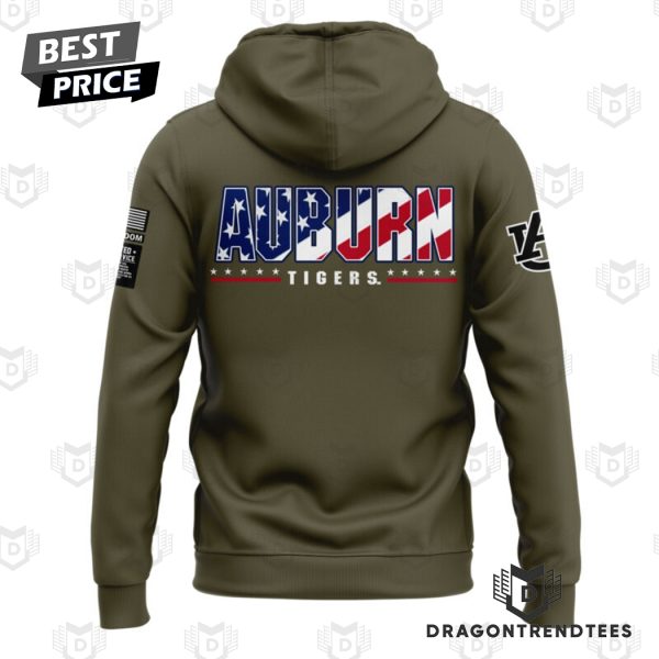 Auburn Tigers Football War Eagle Military Appreciation Hoodie