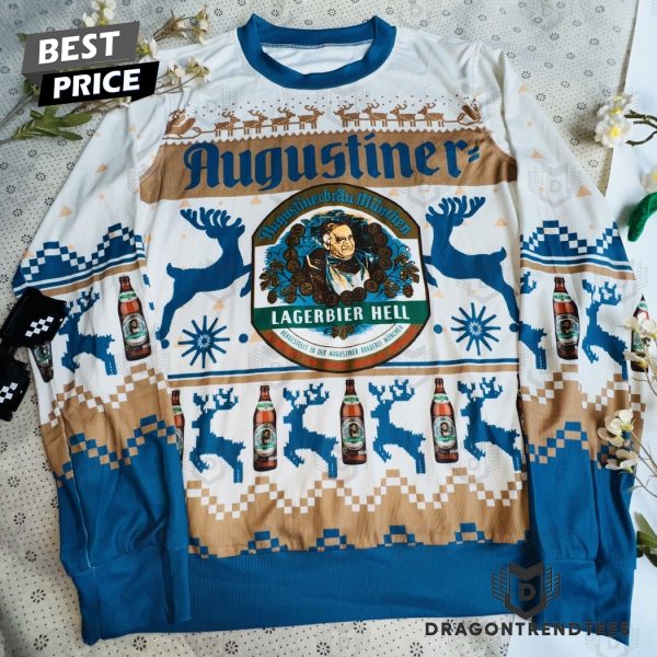 Augustiner Beer Blue – Lagerbier Hell Ugly Christmas Sweater