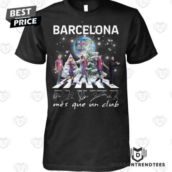 Barcelona Mes Que Un Club Signature Unisex T-Shirt