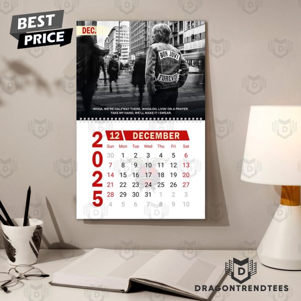 Bon Jovi The People House 2025 Calendar