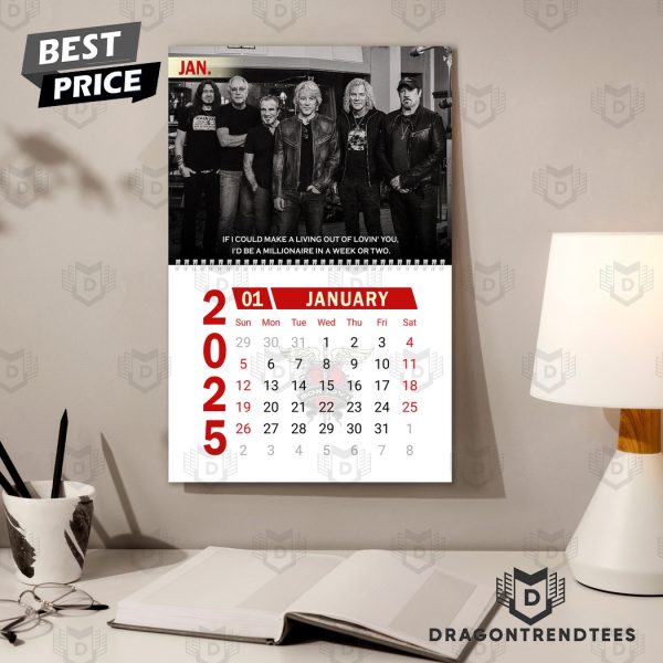 Bon Jovi The People House 2025 Calendar