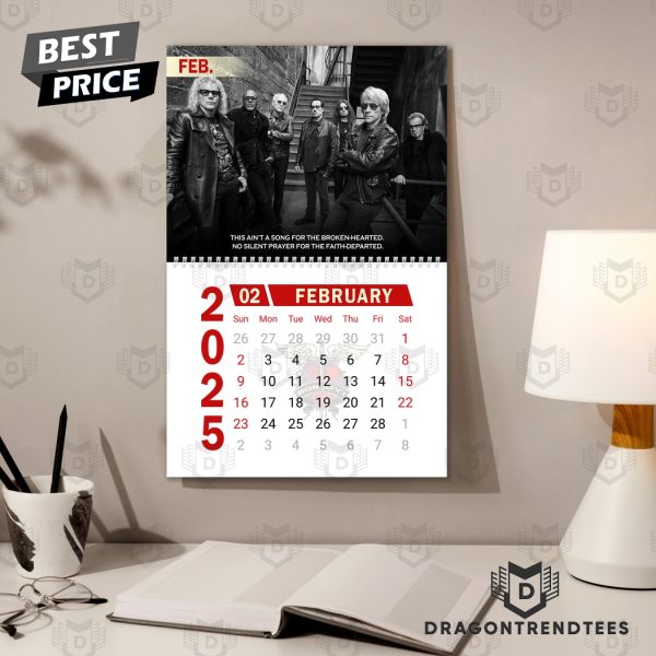 Bon Jovi The People House 2025 Calendar