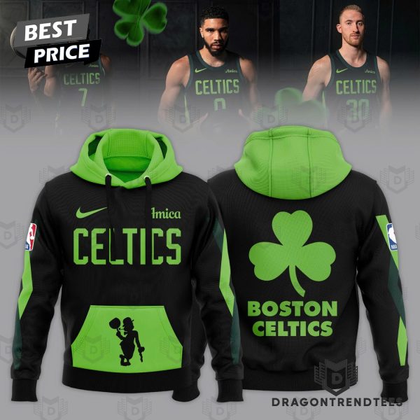 Boston Celtics Basketball 2024 -2025 Logo Hoodie