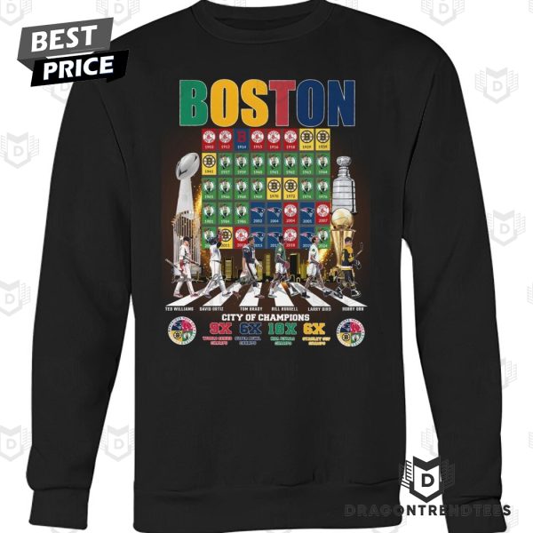 Boston City Of Champions Signature Unisex T-Shirt