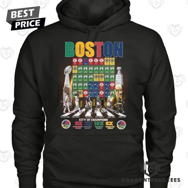 Boston City Of Champions Signature Unisex T-Shirt