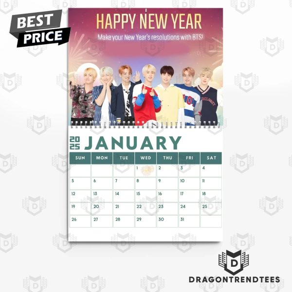 BTS – Bangtan Boys 2025 Calendar